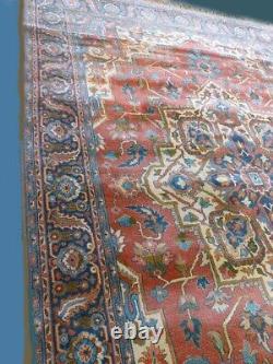 Gorgeous Vintage 744 Karastan Antique Serapi 8.8 x 12 Wool Carpet