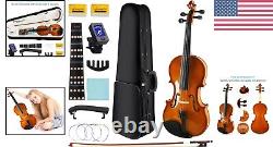 Handcrafted 1/4 Violin Great for Beginners Includes Necessities for Practice