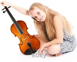 Handcrafted 1/4 Violin Great for Beginners Includes Necessities for Practice
