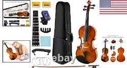 Handcrafted 3/4 Violin for Beginners Includes Accessories Antique Finish