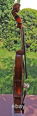 Handcrafted OLE BULL HEAD ANTIQUE OLD VIOLIN. LISTEN to the VIDEO