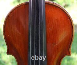 Handcrafted OLE BULL HEAD ANTIQUE OLD VIOLIN. LISTEN to the VIDEO