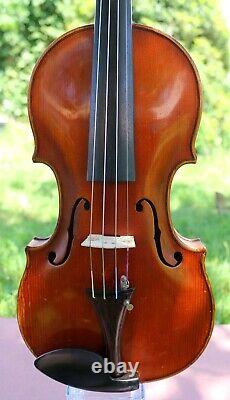 Handcrafted OLE BULL HEAD ANTIQUE OLD VIOLIN. LISTEN to the VIDEO