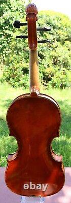 Handcrafted OLE BULL HEAD ANTIQUE OLD VIOLIN. LISTEN to the VIDEO