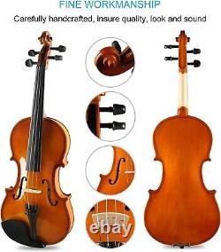 Handcrafted Violin for Kids & Beginners Ready to Play, Complete Outfit 4/4