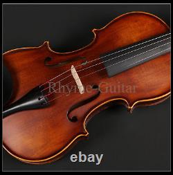 High Quality Vintage 4/4 100% Handmade Classical Violin Full Size with Case