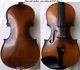 Interesting Old 4/4 Violin See Video Antique Fine Violino 581