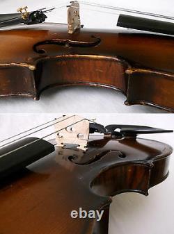 INTERESTING OLD 4/4 VIOLIN see video ANTIQUE fine Violino 581