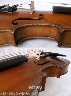 INTERESTING OLD 4/4 VIOLIN see video ANTIQUE fine Violino? 862