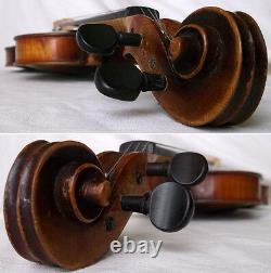 Interesting Old German Violin Video Antique Fine Rare? 938