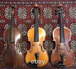 Interesting old violins (3) for repair