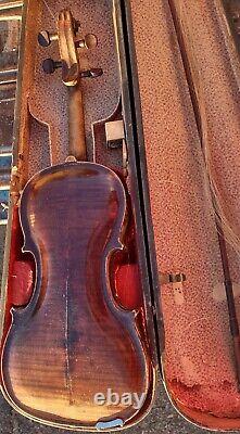 Johan Baptist Schweitzer Antique 4/4 Violin with Wood Case