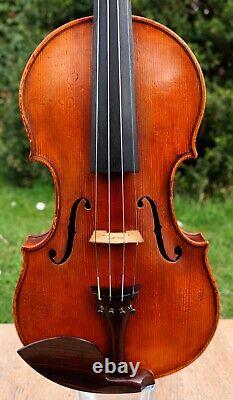 LISTEN TO VIDEO! Powerfull Sound Antique Old High Quality Germany violin, c. 1920