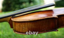 LISTEN VIDEO! OLD late19th century Antique Germany Violin, Full and Deep Sound