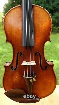 LISTEN VIDEO! OLD late19th century Antique Germany Violin, Full and Deep Sound