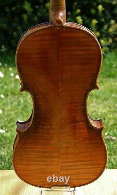 LISTEN to the VIDEO! 19th century OLd Antique German Conservatory violin(4)