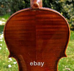 LISTEN to the VIDEO! 19th century OLd Antique German Conservatory violin(4)