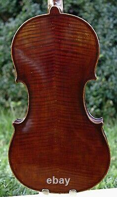 LISTEN to the VIDEO! 4/4 VERY FINE OLD BOHEMIAN VIOLIN, c. 1910