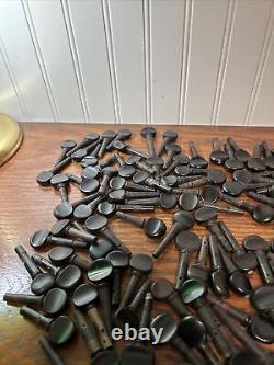 Lot Of 150 Antique Vintage Violin Fiddle Pegs Mixed Approx 100 With Inlay Tip