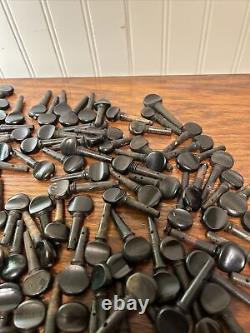 Lot Of 150 Antique Vintage Violin Fiddle Pegs Mixed Approx 100 With Inlay Tip