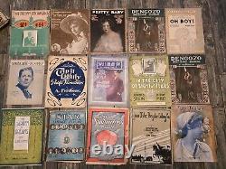 Lot of 170+ Antique/Vtg Sheet Music From 1890s To 1930s Rare and Hard To Find