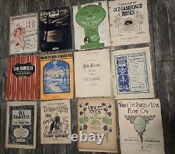 Lot of 170+ Antique/Vtg Sheet Music From 1890s To 1930s Rare and Hard To Find