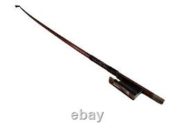 Lupot Old Antique VTG Silver Wood & Ebony Fine Quality Violin Bow