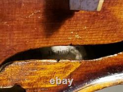 MAKE OF DISTINCTION VIOLIN Instrument Case Rare Vintage Antique NO BOW INCLUDED