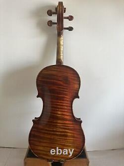 Master 4/4 violin Flamed maple back spruce top hand old antique Style K3922