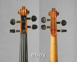 Master handbuilt violin 4/4 fiddle antique varnish concert violon mellow tone