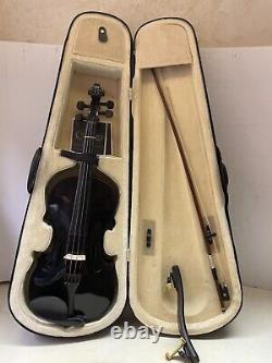 Mendini By Cecilio 1/4MV300 Viola For Beginners, Kids & Adults, 1/4 With Case