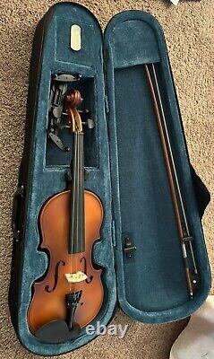 Mendini By Cecilio Violin Kit withHard Case, Rosin, Bow