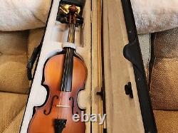 Mendini Cecilio MV300 Violin For Beginners, Kids & Adults bundled w bow & tuner