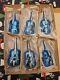 New Antique Glass Christmas Violin Ornaments From Czechoslovakia Rare Vintage