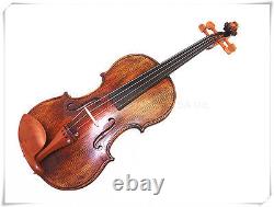 New 550AQ 4/4 Antique Style Violin with Free Rosin+Case+Bow+String Set