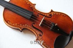 New Antique Vintage Violin Top Maple AAA Carving 111223