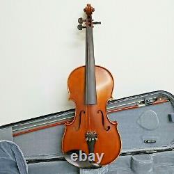 Nice Antique Vintage Old German Kersting Violin with Case & Bow