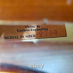 Nice Antique Vintage Old German Kersting Violin with Case & Bow