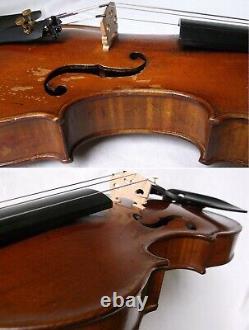 OLD AUSTRIAN VIOLIN R. WILCZEK 1910 -video- ANTIQUE MASTER? 813