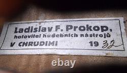 OLD CZECH VIOLIN LADISLAV F. PROKOP VIDEO ANTIQUE violino? 876