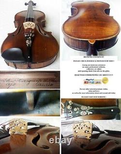 OLD GERMAN 19th CENTURY MASTER VIOLIN 1870 video ANTIQUE? 447