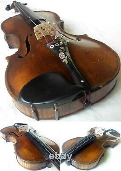 OLD GERMAN 19th CENTURY MASTER VIOLIN 1870 video ANTIQUE? 447