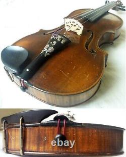 OLD GERMAN 19th CENTURY MASTER VIOLIN 1870 video ANTIQUE? 447