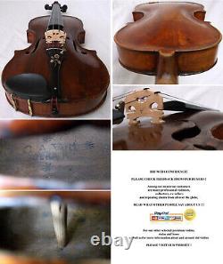OLD GERMAN 19th C VIOLIN CARL A. VOIT -video- ANTIQUE MASTER? 827