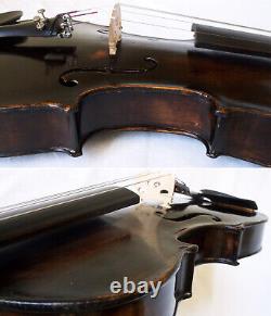 OLD GERMAN 19th C VIOLIN W. RIEDL 1894 -video- ANTIQUE MASTER? 295
