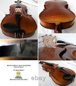 OLD GERMAN 19th Ctry 7/8 VIOLIN video ANTIQUE master? Rare? 148