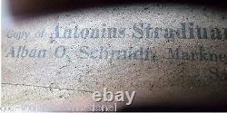 OLD GERMAN ALBAN OTTO SCHMIDT VIOLIN -VIDEO ANTIQUE violino 778