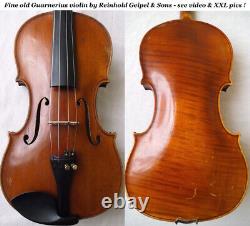 OLD GERMAN GUARNERIUS VIOLIN GEIPEL & Sons -video- ANTIQUE MASTER? 400