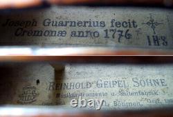 OLD GERMAN GUARNERIUS VIOLIN GEIPEL & Sons -video- ANTIQUE MASTER? 400