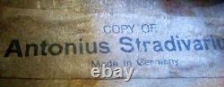 OLD GERMAN STRADIUARIUS VIOLIN 1950s/60s VIDEO ANTIQUE? 568